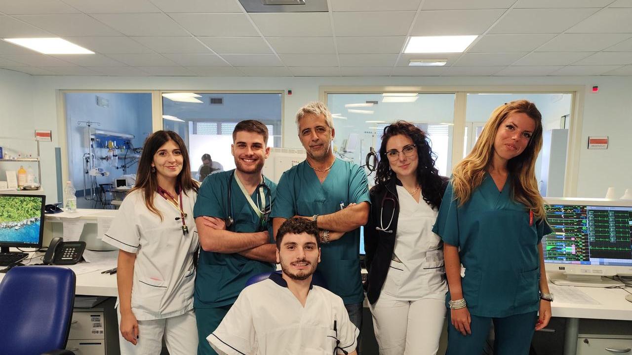 Una parte dello staff di Cardiologia che si occupa di telemedicina