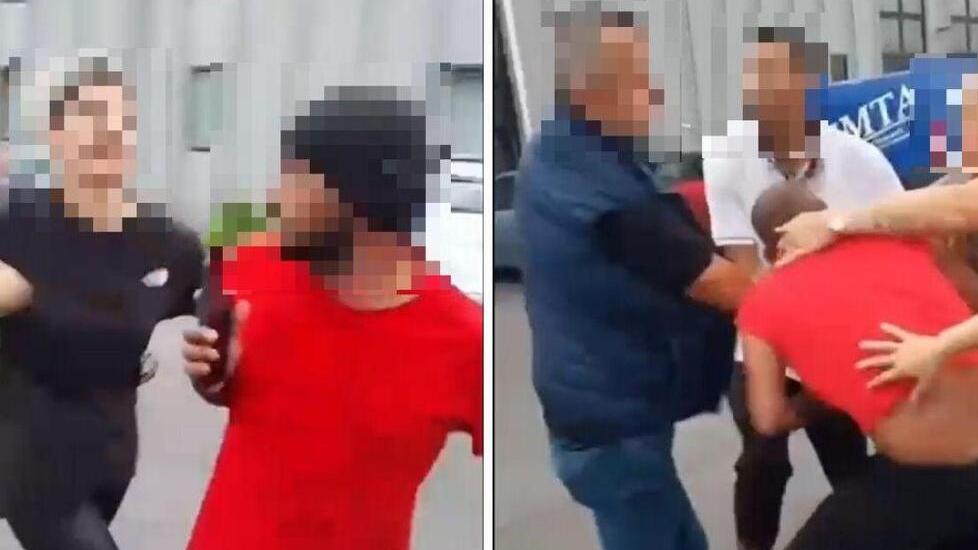 L'aggressione agli operai