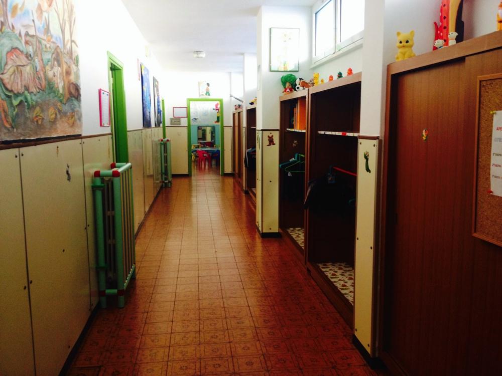 Un corridoio della scuola paritaria Santa Maria Maddalena