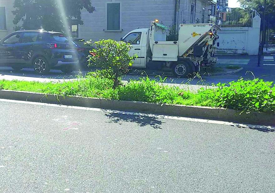 
	Il punto&nbsp;di viale Ippolito Nievo dove &egrave; avvenuto l&rsquo;incidente

