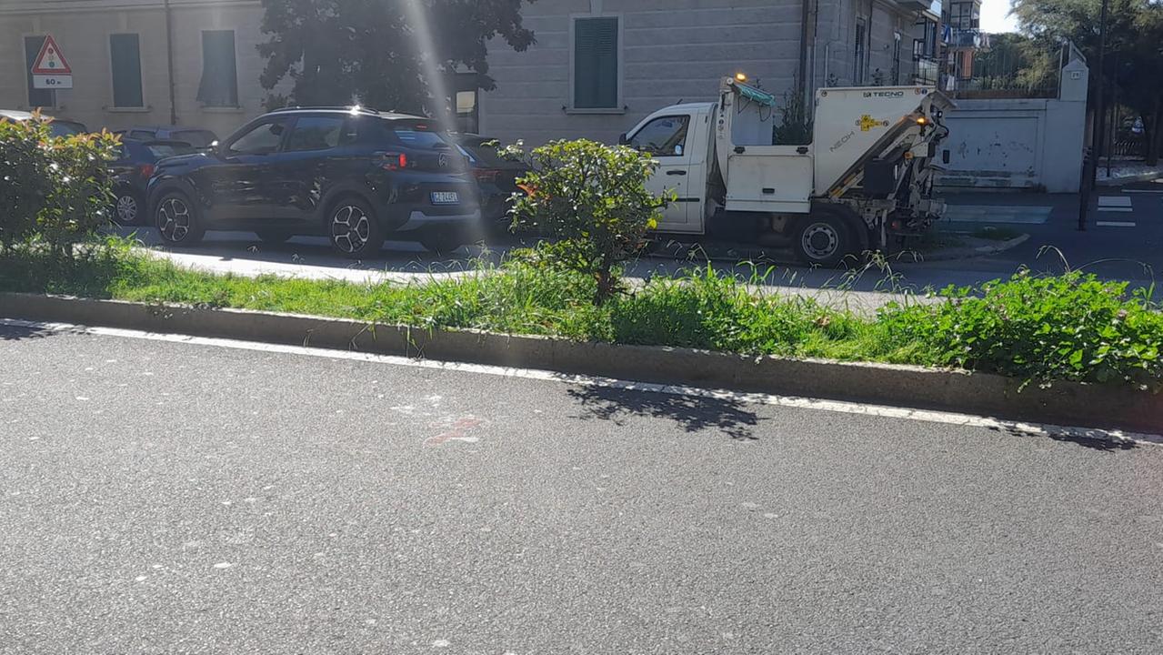 Il punto esatto in cui è avvenuto l'incidente