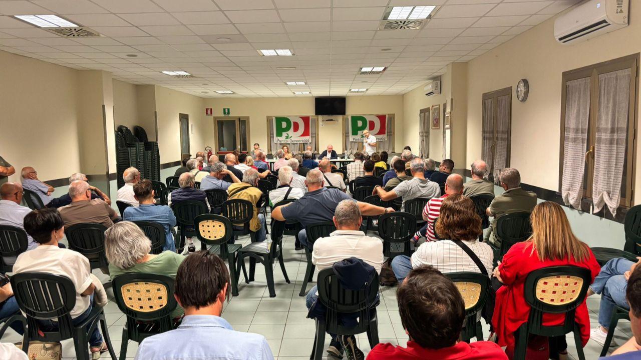 L'assemblea al circolo del Romito a Pontedera