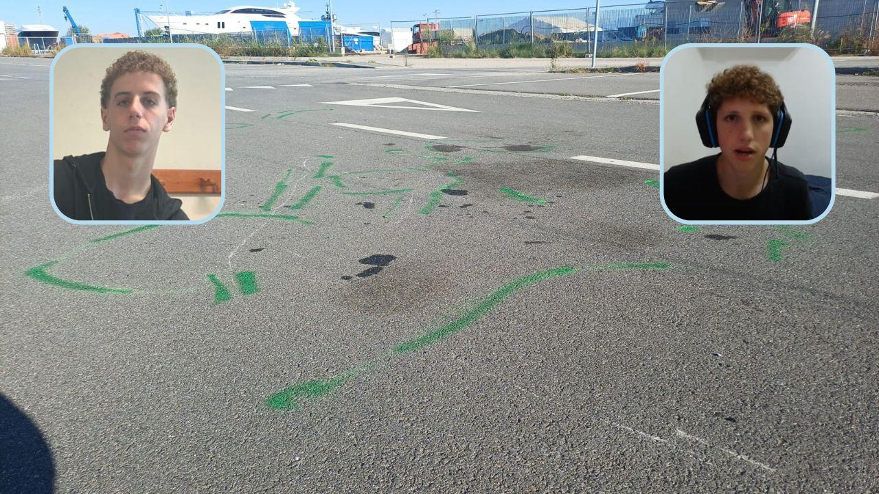 Il punto dell'incidente, Leonardo e Jacopo (a sinistra)