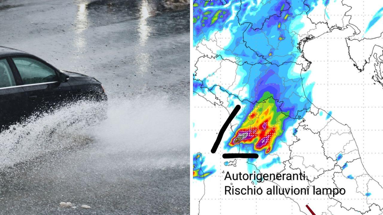 
	La mappa del Centro meteo Toscana

