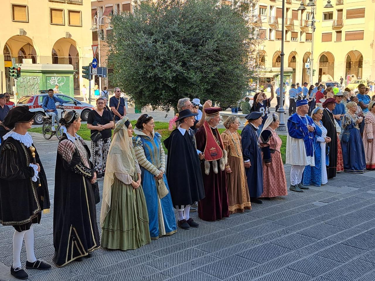 
	Un momento della rievocazione

