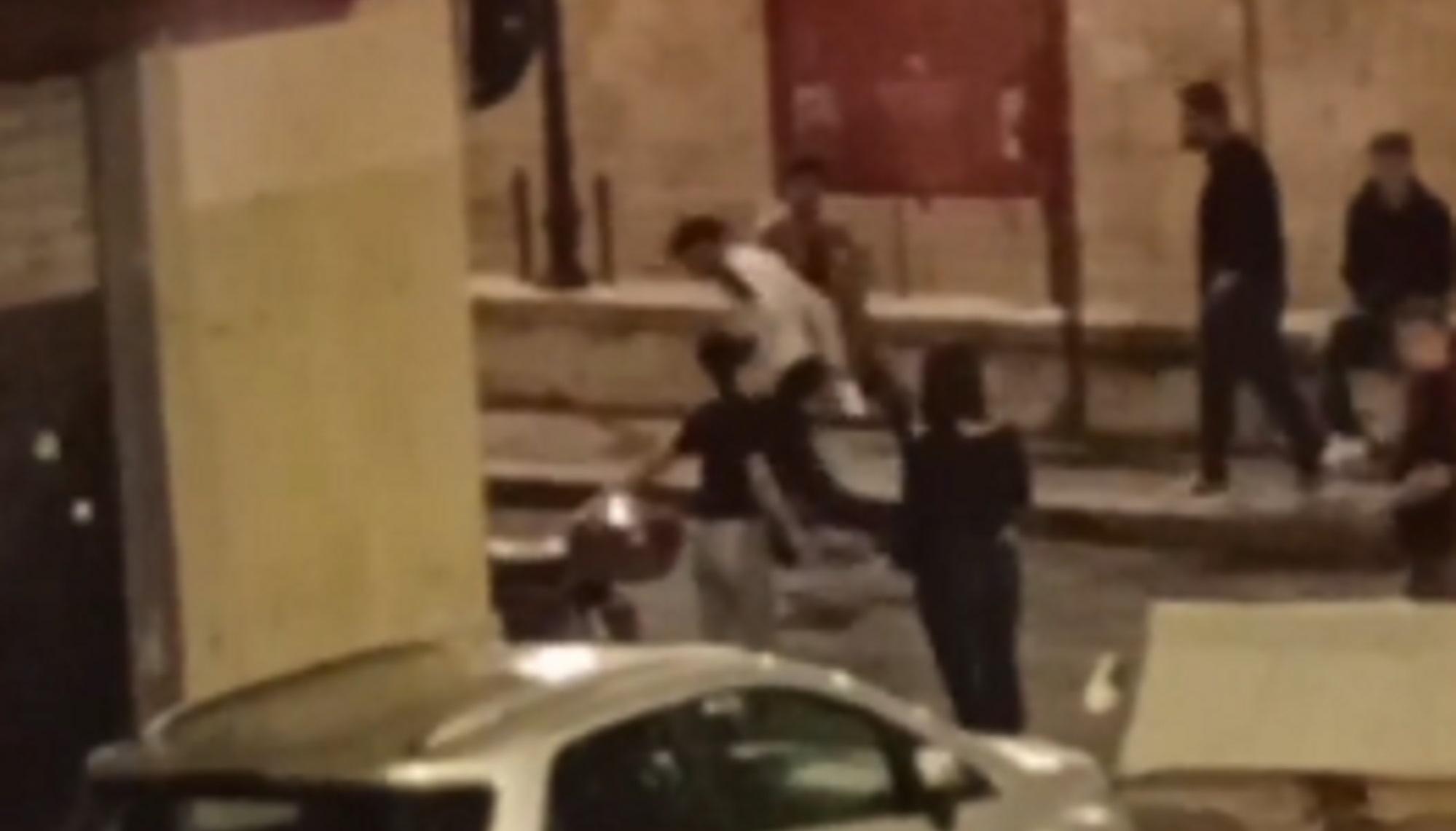 Un frame di un video girato dai residenti