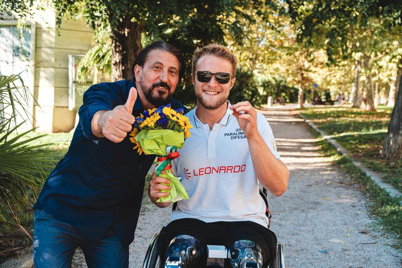 Il canoista paralimpico Christian Volpi campione di Livorno al Centro