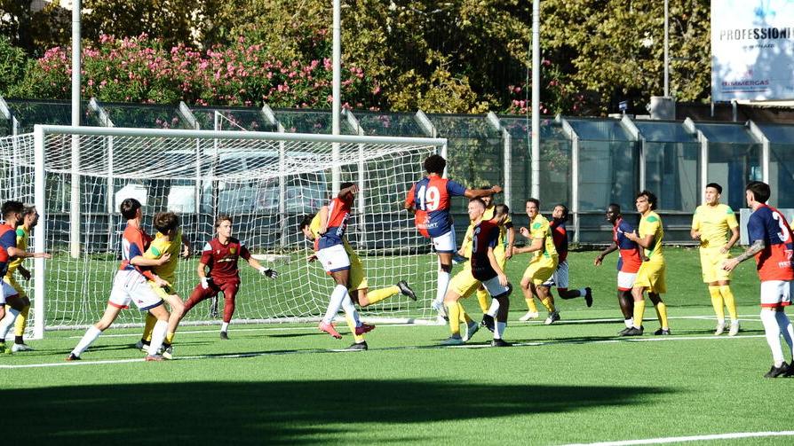 Cecina-Montespertoli, l'assalto rossoblù porta un punto