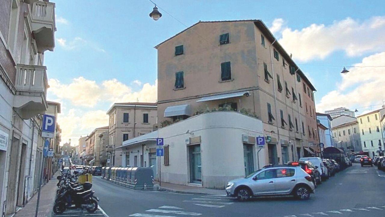 La strada all’angolo fra le vie Copernico e Galilei