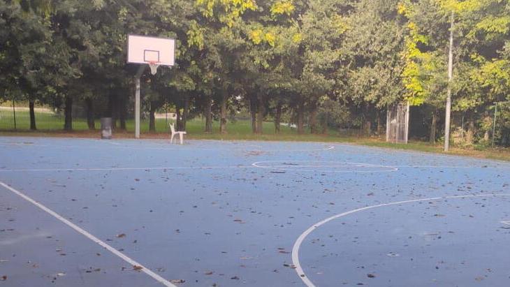 Il campo da basket