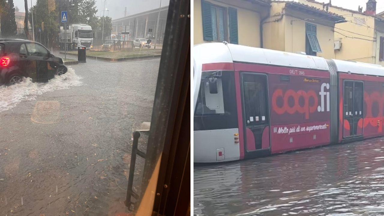Traffico in tilt a Firenze per il maltempo