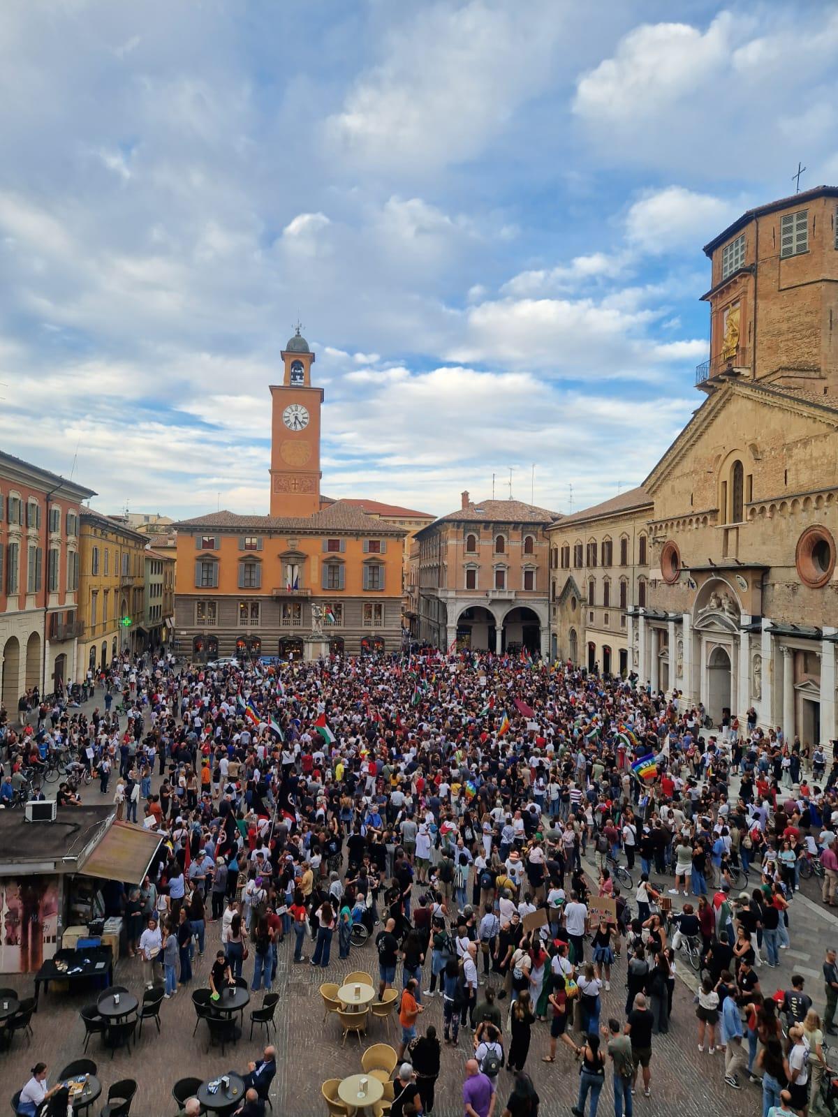 Settemila a Reggio Emilia in corteo per Gaza: «Stop al genocidio»