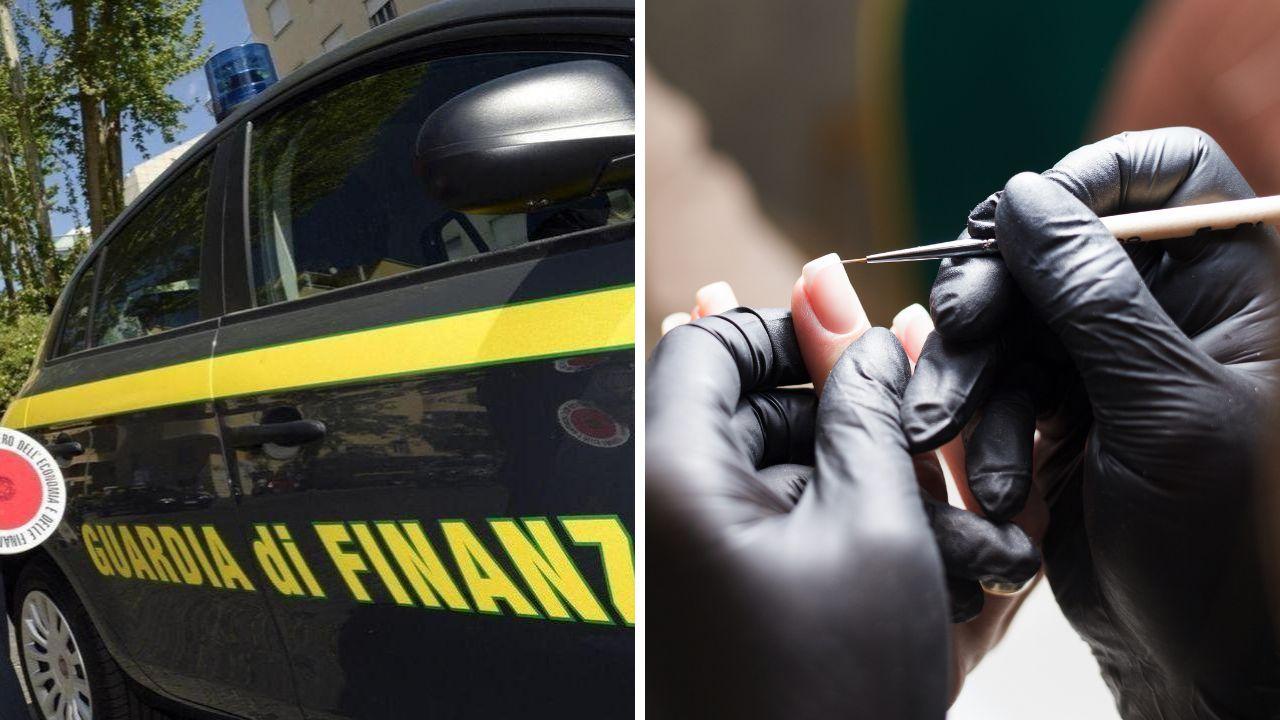 Smalti e gel per unghie, sequestrati oltre 100 cosmetici da poco vietati: primo intervento della Finanza in Toscana