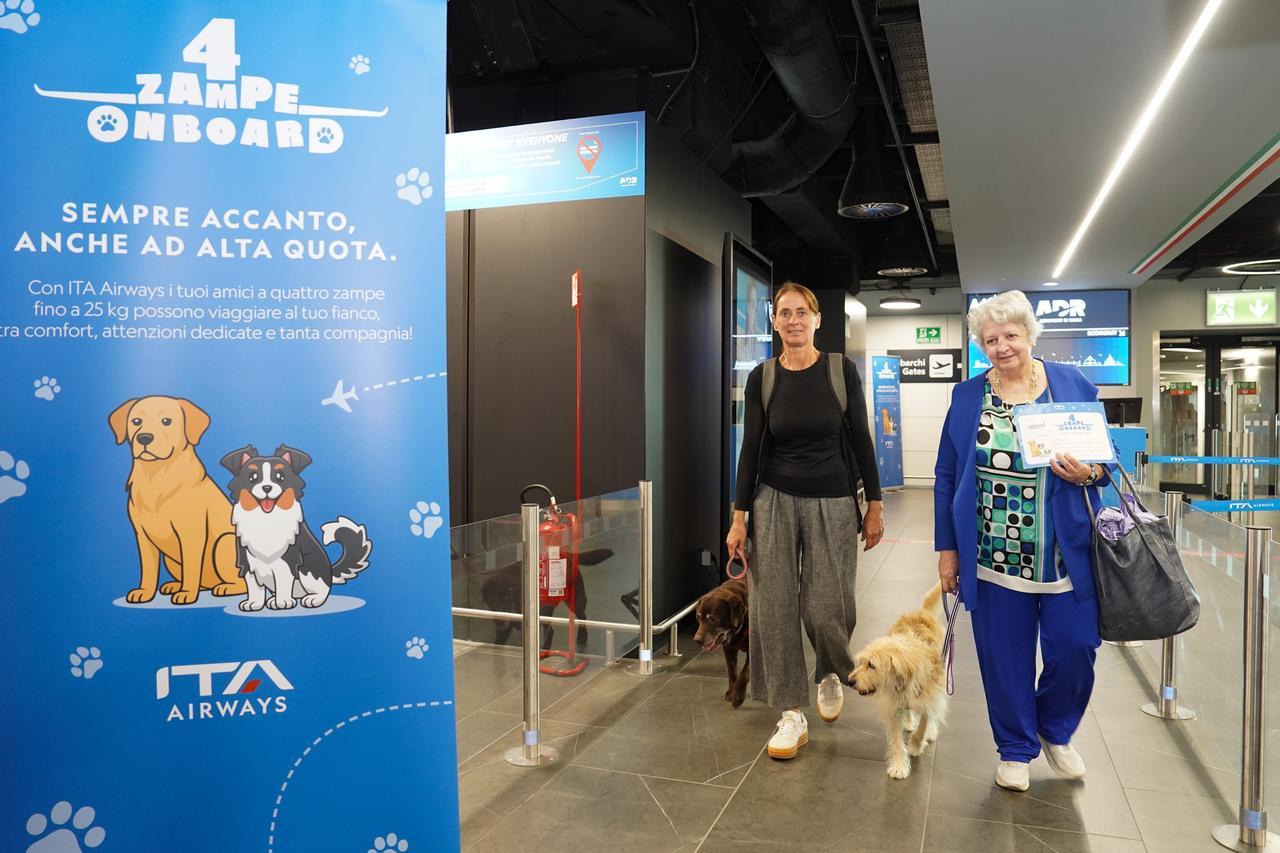 Aerei, primo volo con cani di grossa taglia: una svolta partita dalla Toscana – Video