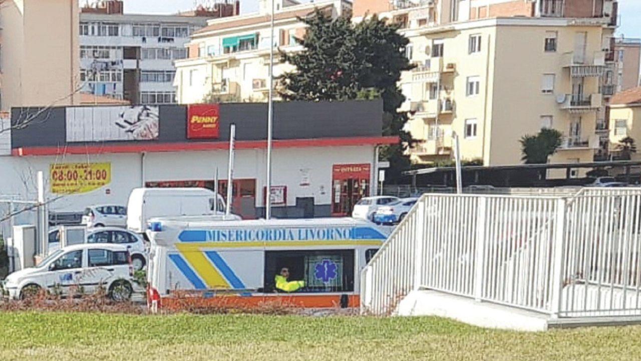Soccorsi sul luogo dell'incidente 