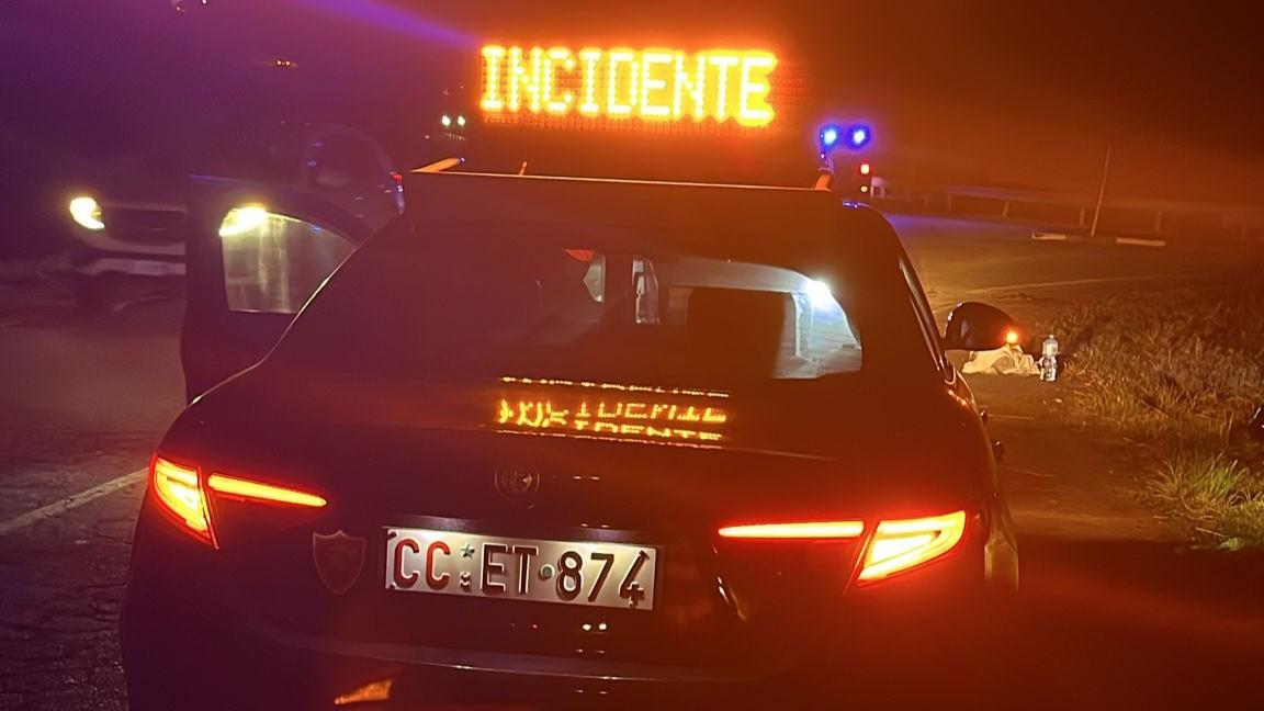 Scontro auto-moto: ferito il motociclista