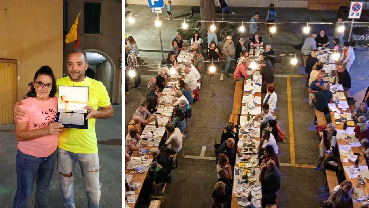 
	La coppia e la cena in piazza

