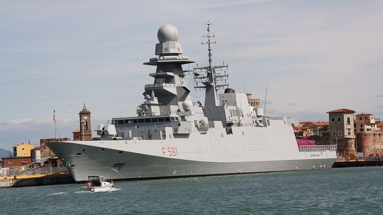 La multiruolo Fasan della Marina italiana