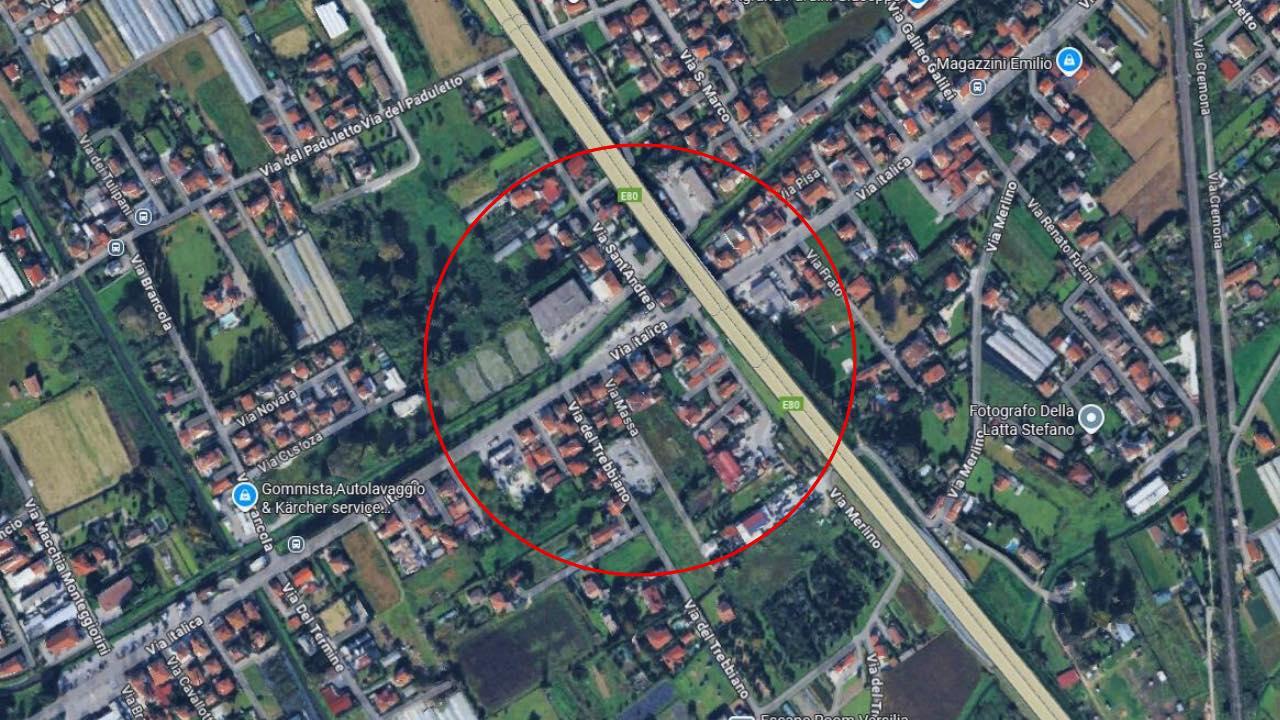 
	L'area interessata dal trattamento

