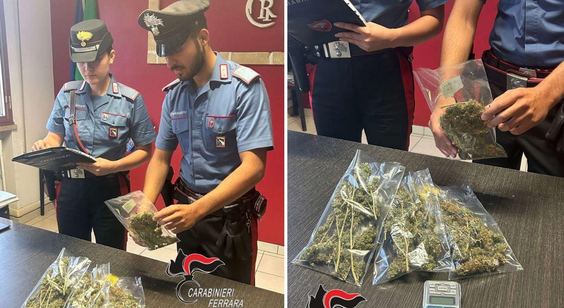 Comacchio, chiama i carabinieri per una lite  ma sul tavolo lascia droga e bilancino