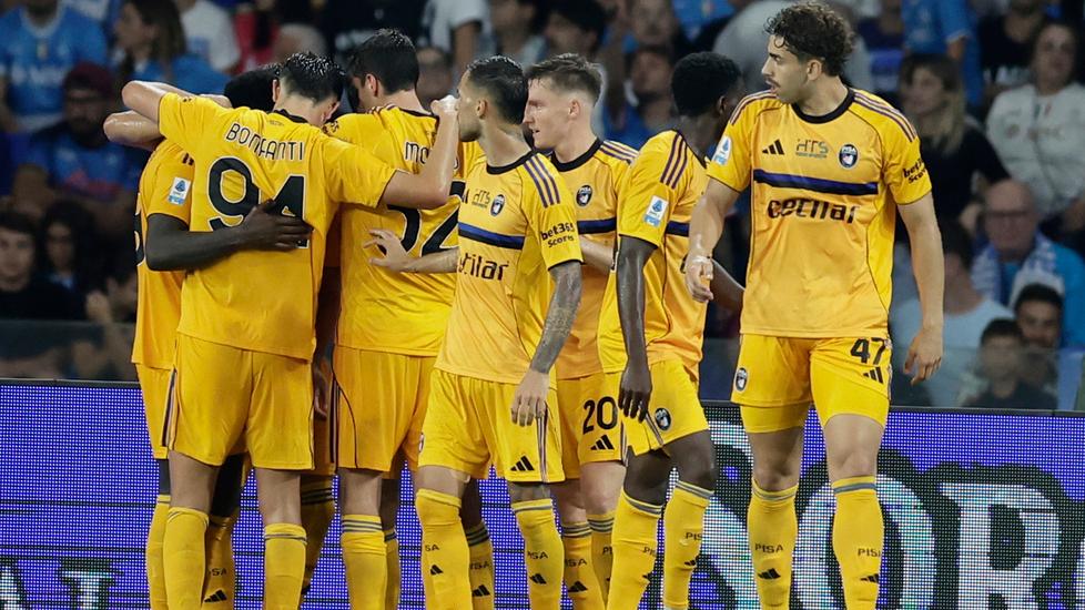 L'esultanza dei giocatori dopo un gol
