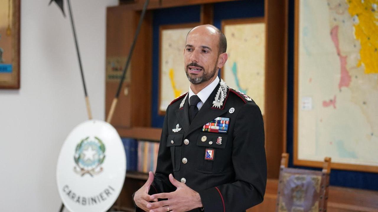 Il comandante provinciale dei carabinieri, Dario Mineo (foto Stick)