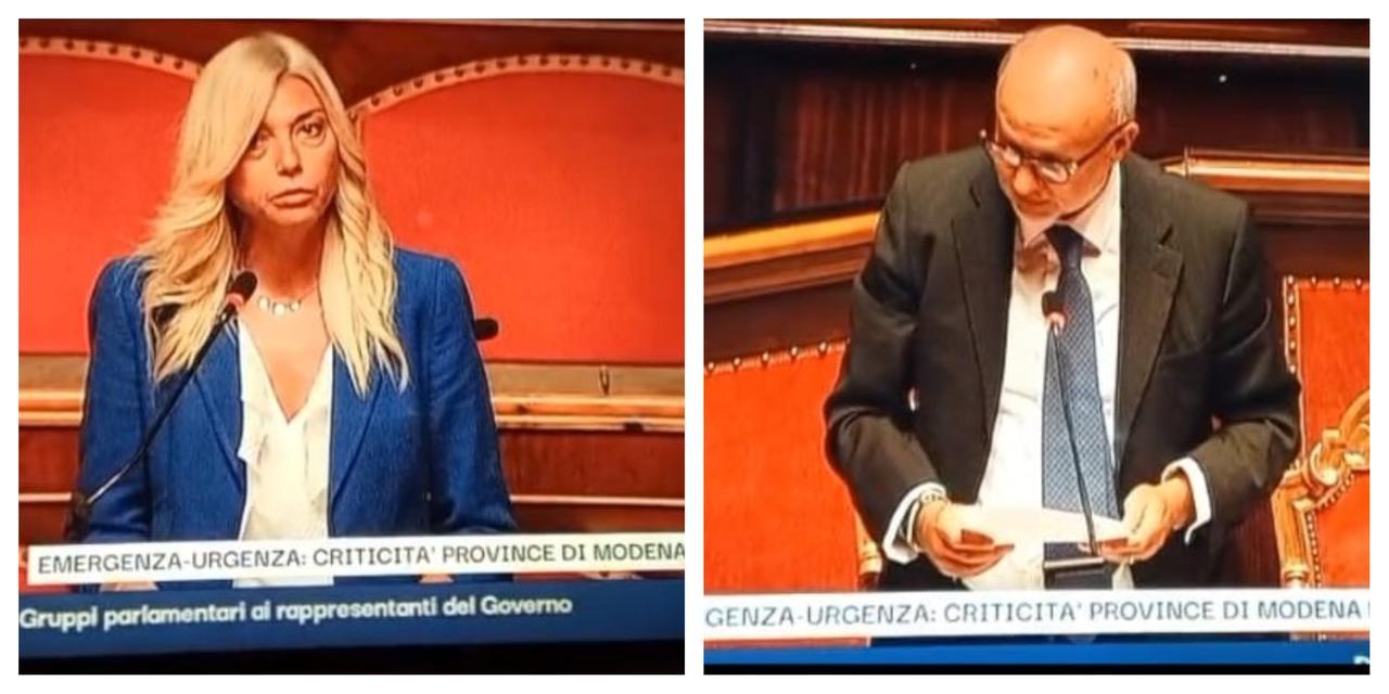 
	A sinistra Elena Murelli, a destra il ministro Orazio Schillaci

