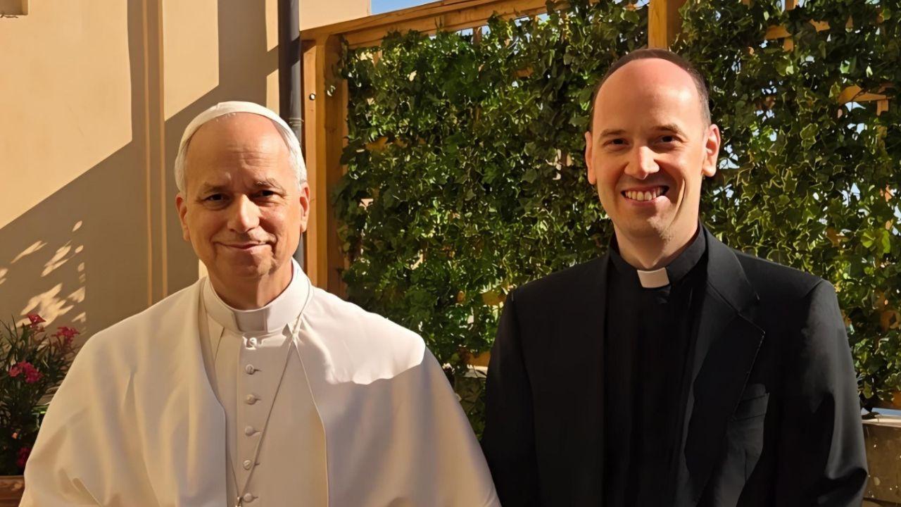 Il Papa con Don Marco Billeri