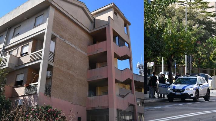 Il palazzo-tugurio e l'intervento delle forze dell'ordine