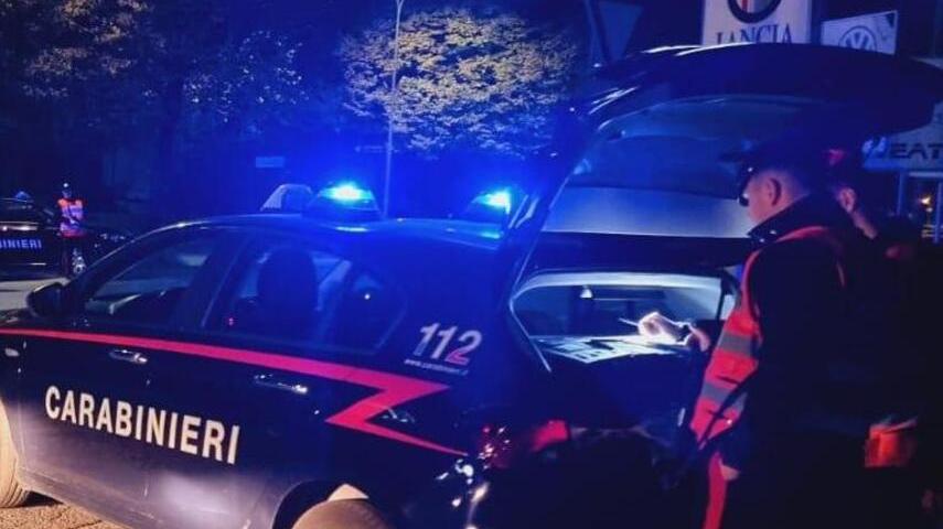 Un intervento dei carabinieri (foto d'archivio)