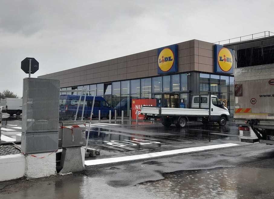 
	Il nuovo supermercato Lidl di Montecatini nella zona commerciale dell&rsquo;Ipercoop, al confine con Massa e Cozzile

