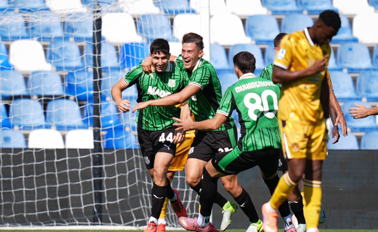 
	L'esultanza del Sassuolo dopo il gol di Iannoni

