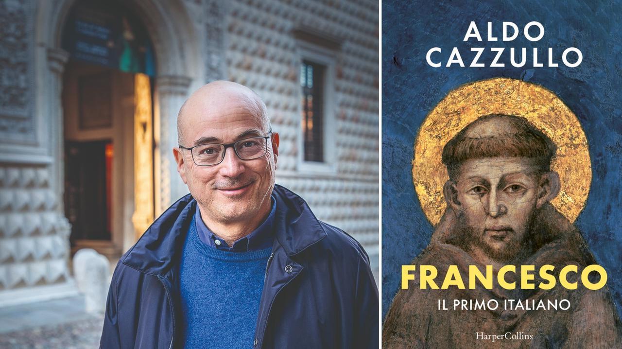 
	Aldo Cazzullo e la copertina del suo saggio

