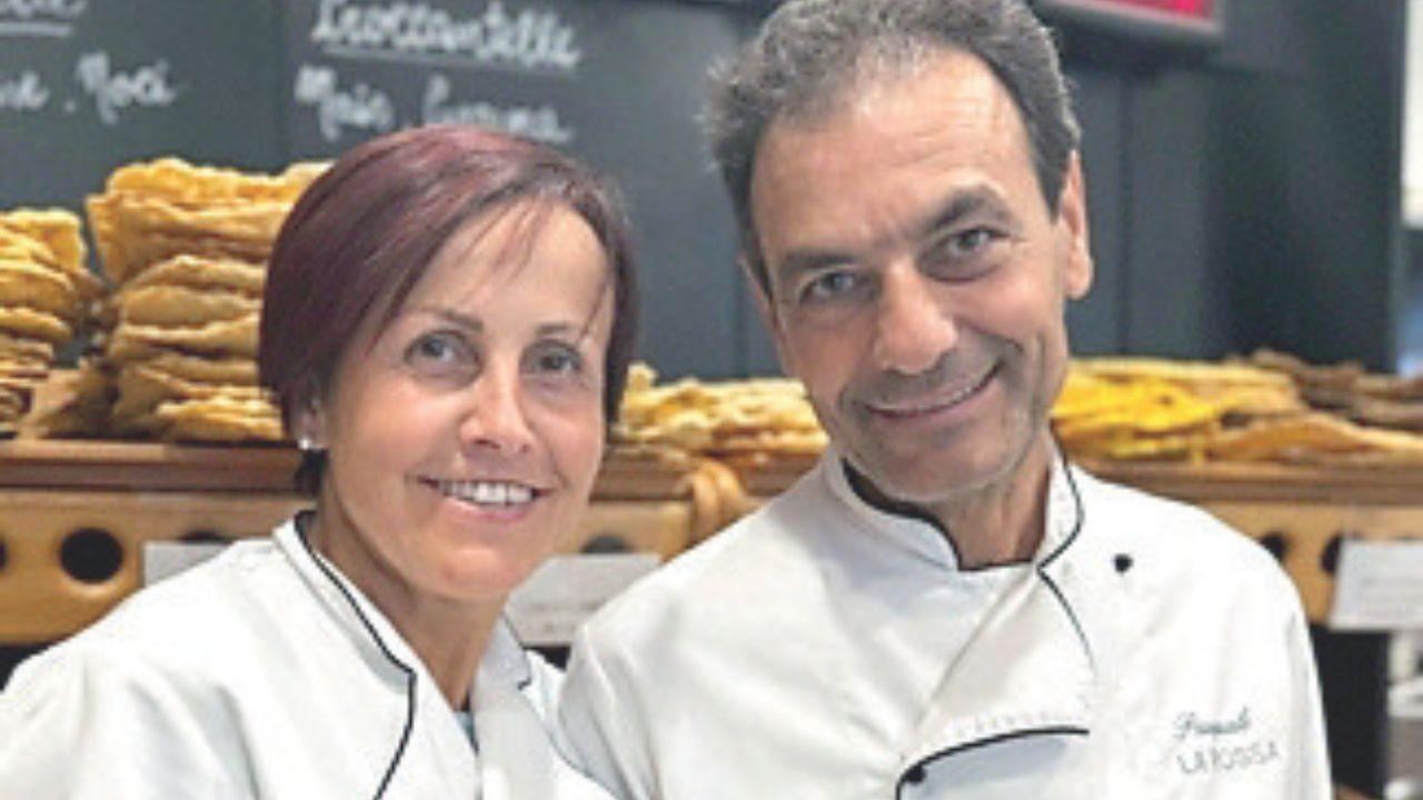 Pasquale La Rossa con la moglie Silvia