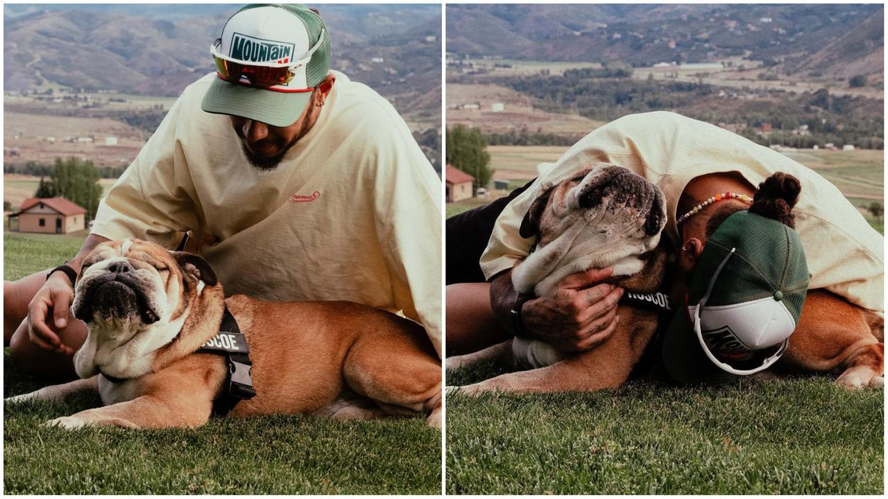 Hamilton e Roscoe insieme (foto da Instagram)