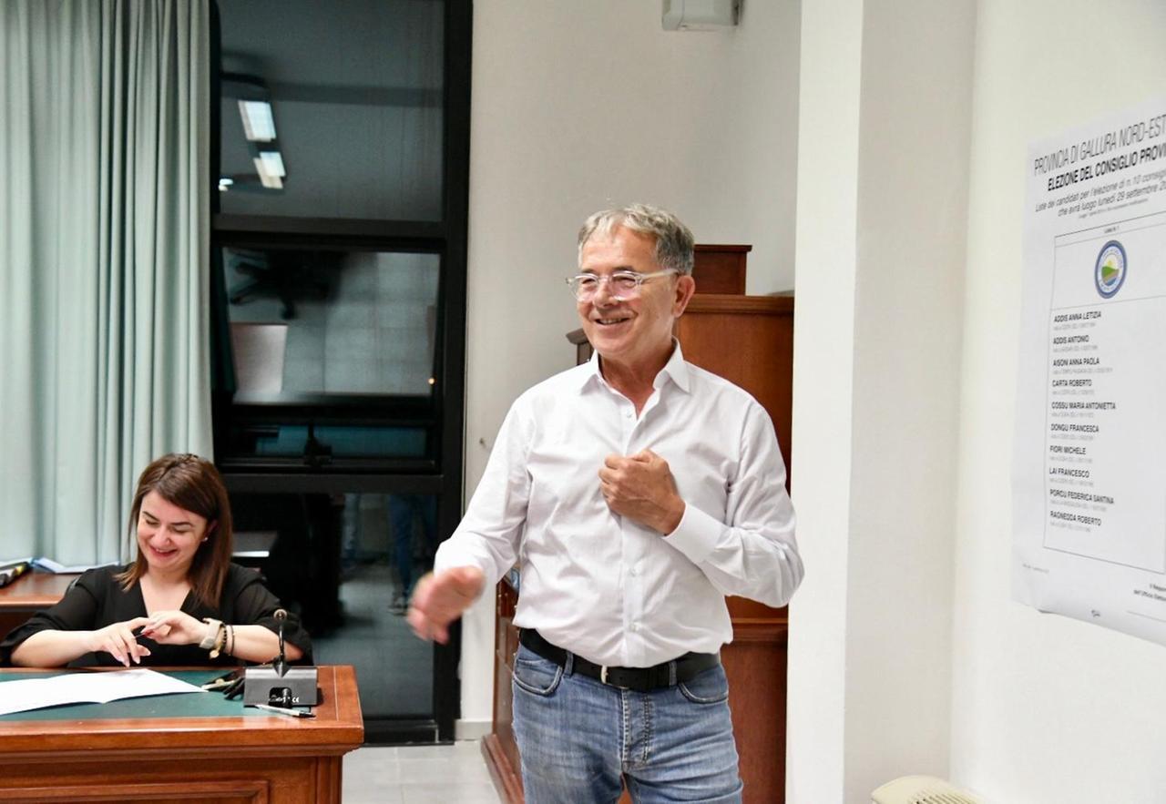 Settimo Nizzi è il primo presidente della Provincia Gallura