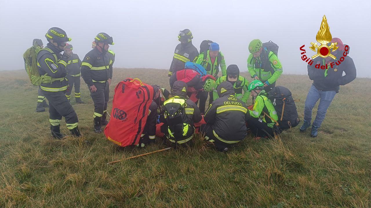 Fungaiolo disperso, ritrovato dopo una notte al freddo in Appennino