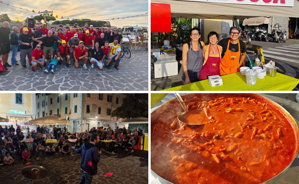 Livorno e la sua Onda giallorossa: successo per la festa  nel rione Pontino-San Marco