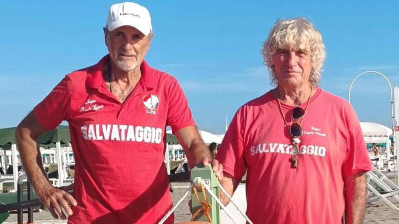 A sinistra Angelo Maccarone con Loris Carli (foto Massimo Bertonelli)