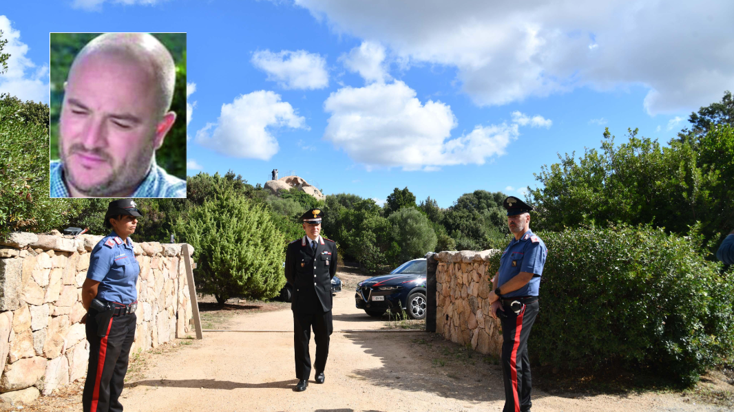 La tenuta di Conca Entosa dove Emanuele Ragnedda (nel riquadro) ha ucciso Cinzia Pinna
