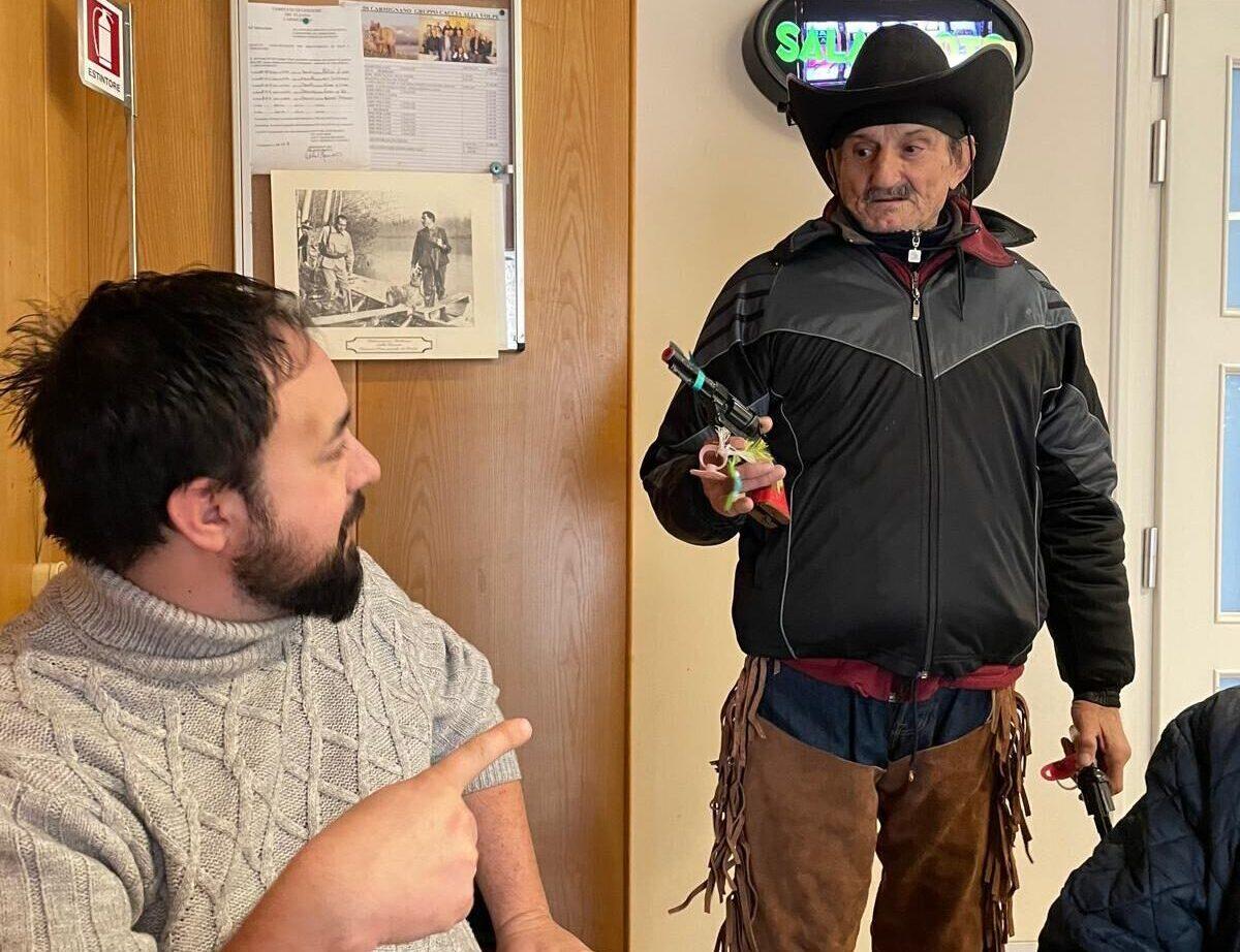 
	Il "Gringo" col sindaco Edoardo Prestanti

