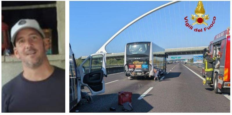 Incidente in A1, giovedì l’addio ad Andrea Moscardini: «Un collega e un amico, ci mancherà»