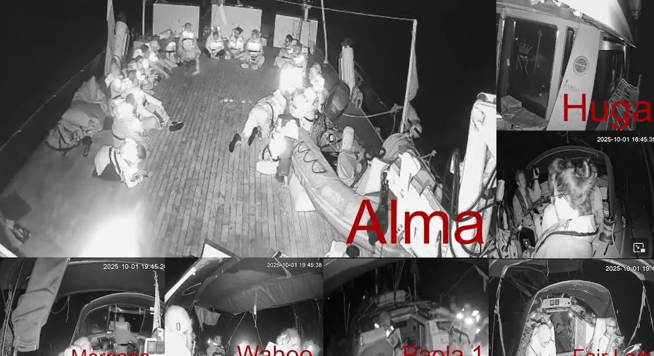 Flotilla, Israele blocca le barche: attacchi con idranti, speronamenti   ed esplosioni. Gli attivisti in stato di fermo