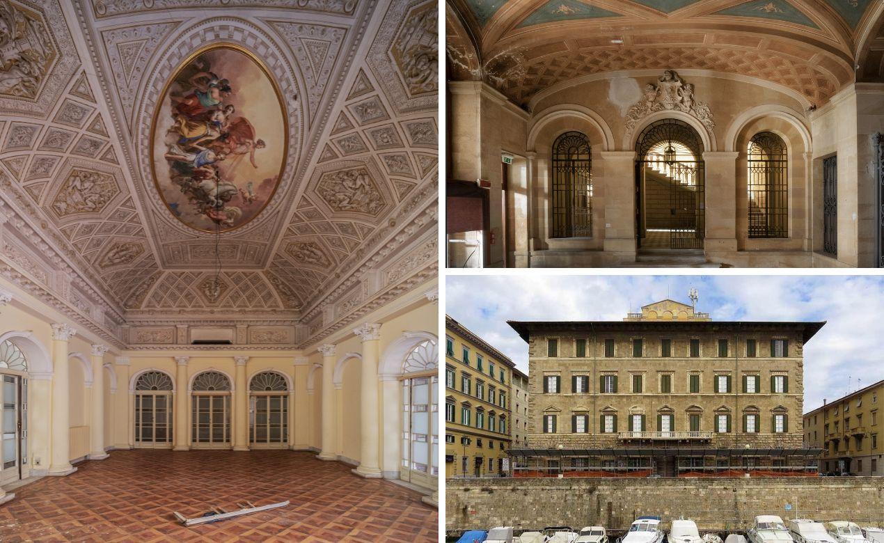 
	Alcuni interni del palazzo storico: scatti del fotografo e Urbex Larry Tracchini fatte anni fa durante l'occupazione dell'edificio

