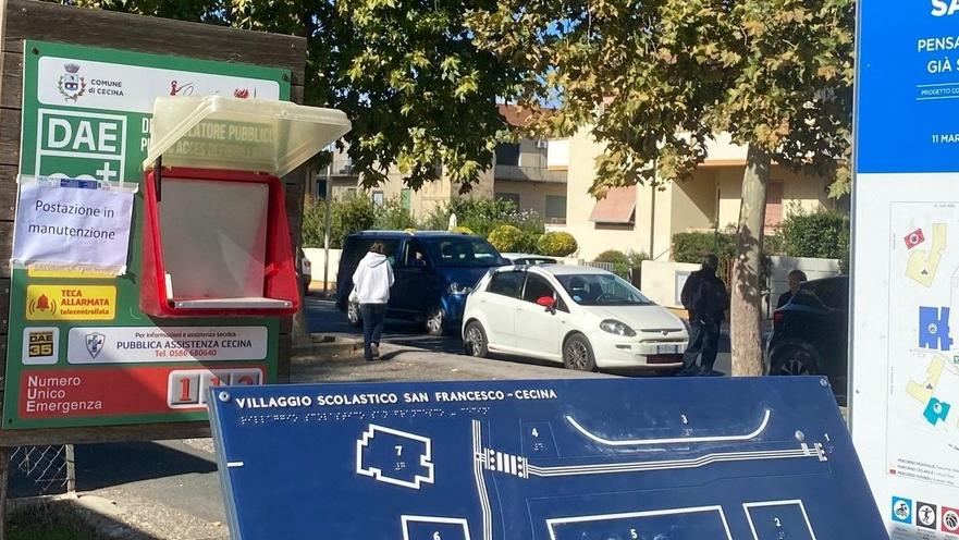 Un altro furto di defibrillatore: intaccata la rete Cecina Cuore<br>