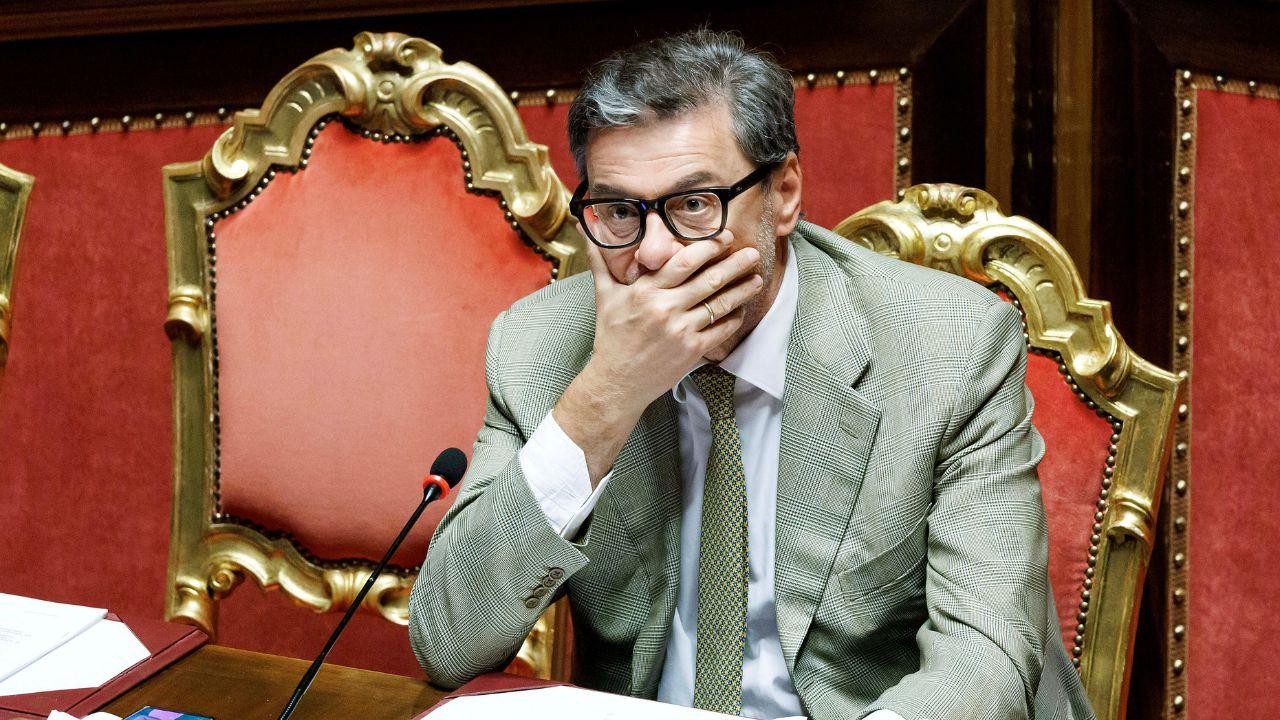 Il ministro Giorgetti