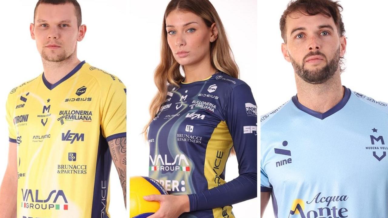 Le nuove maglie di Modena Volley