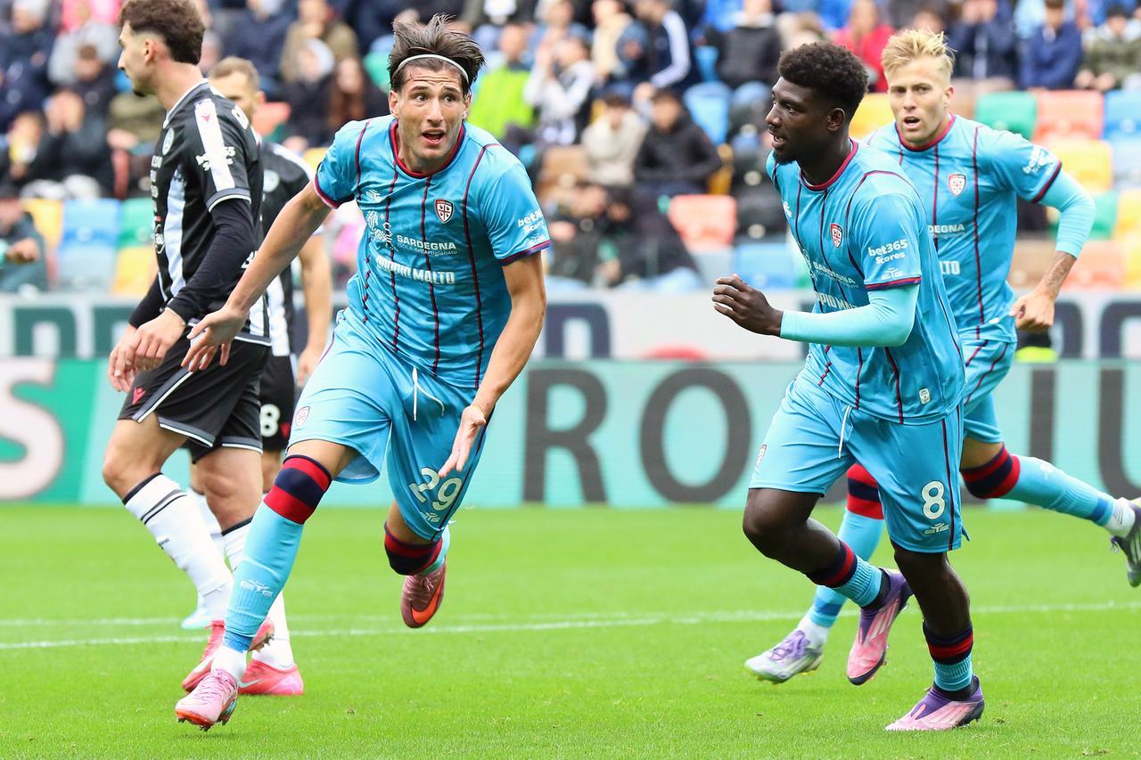 Il Cagliari pareggia 1-1 sul campo dell’Udinese