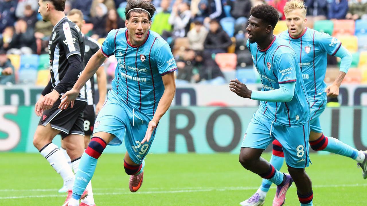 Il Cagliari pareggia 1-1 sul campo dell’Udinese