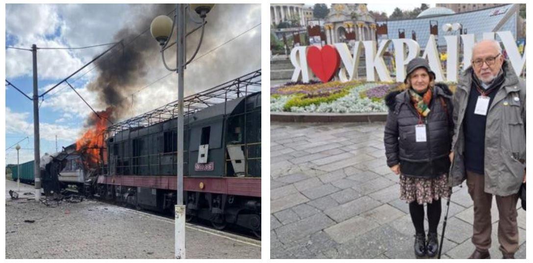 Pinuccia Montanari tra gli attivisti sfiorati dal raid russo: «È stato spaventoso, ma a Kharkiv, vicino al fronte, ho avuto più paura»